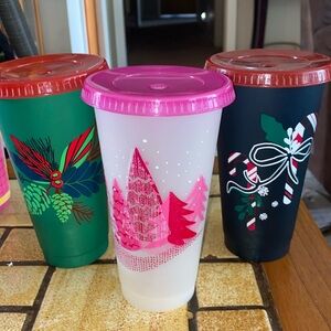Starbucks Holiday Reusable Tumblers NEW